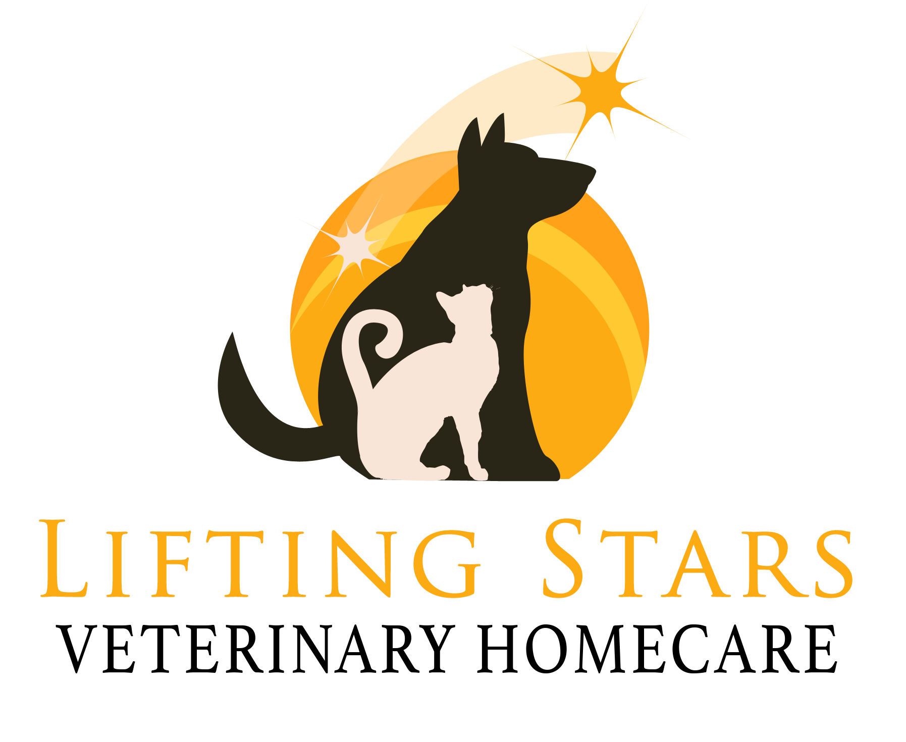 Lifting Stars Veterinary Homecare Logo